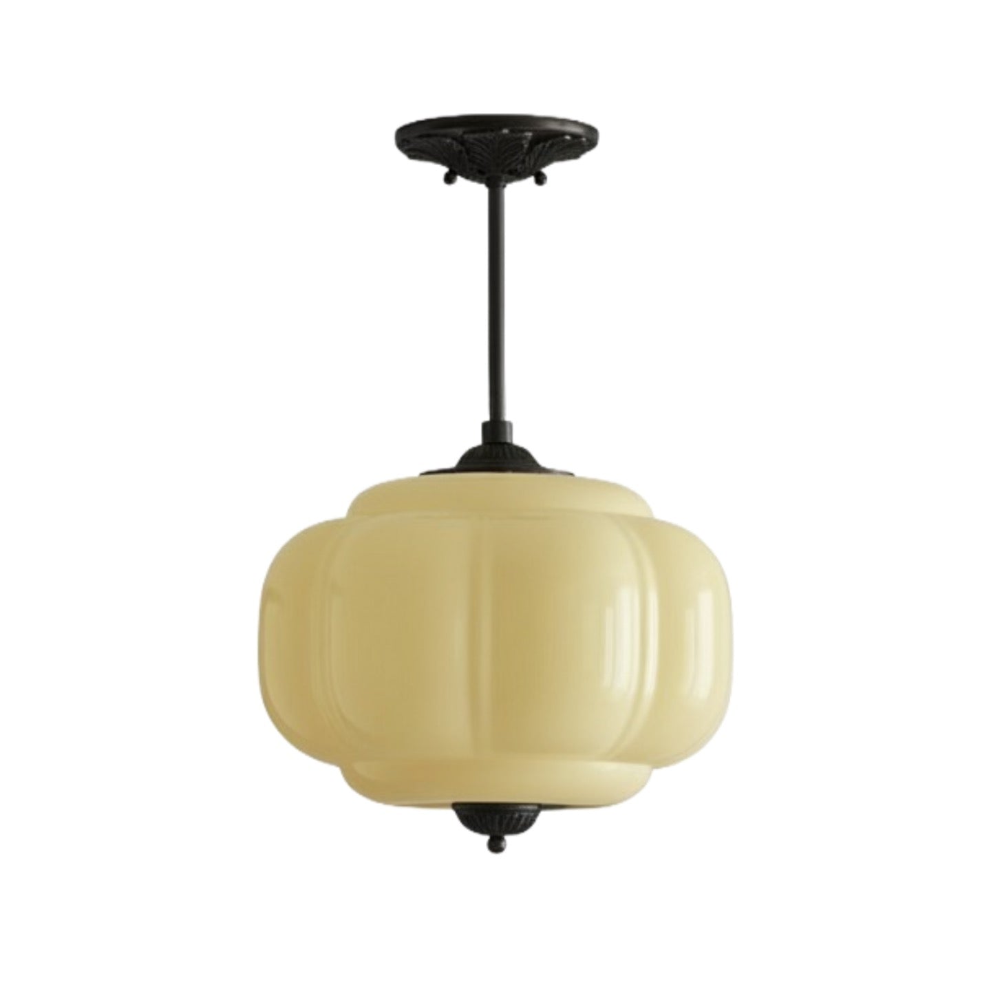 Eloise Pendant Light - Vintage Milk Glass Pendant Light