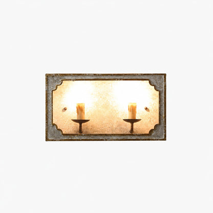 Boho Rustic Cube Sconce