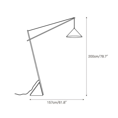 Grande Travertine Floor Lamp