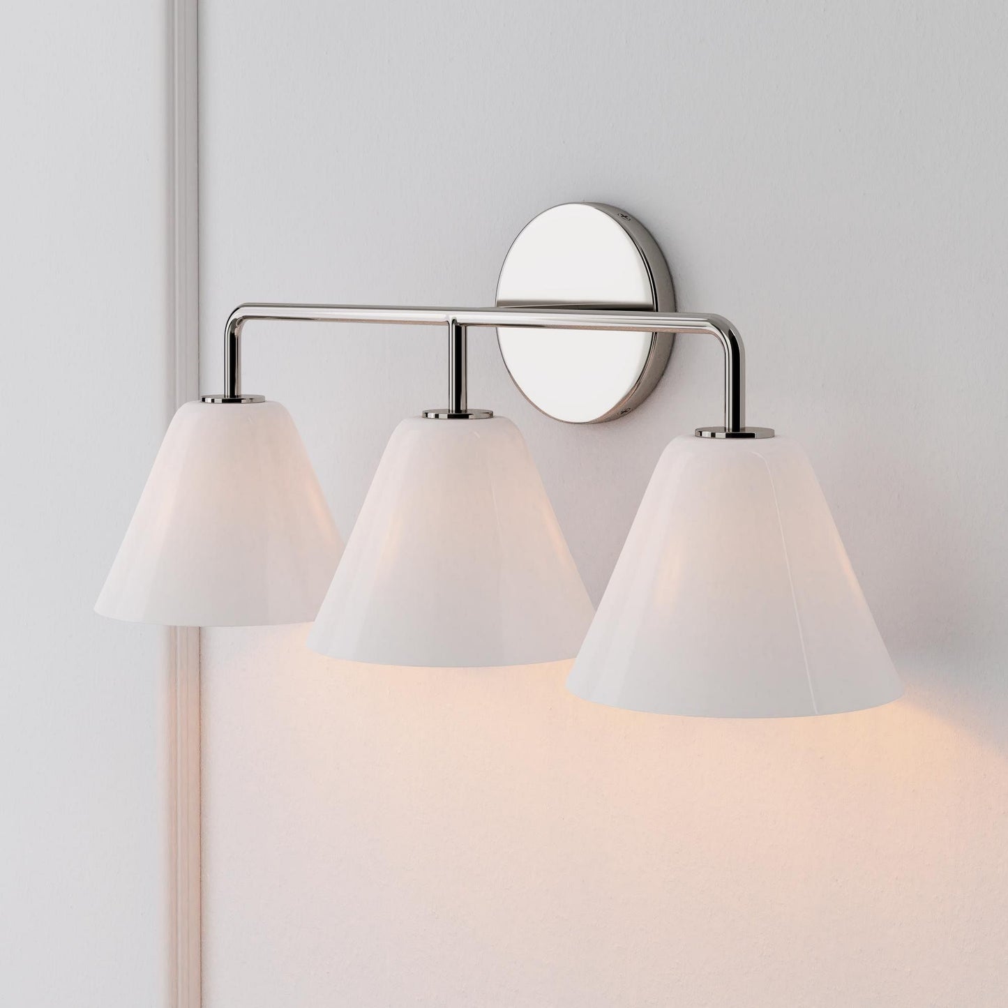 Conica Cone Wall Sconce - 1, 2, 3-Light Modern Glass Lighting