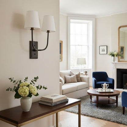 VistaGlow Industrielle Metall-Wandlampe – Moderne Doppelwandleuchte