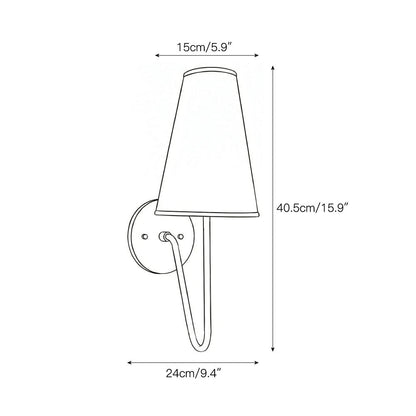 Organic Glass Scoop Wall Light – Minimalist Modern Decorative Ambient Sconce for Living Room