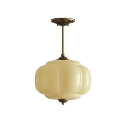 Eloise Pendant Light - Vintage Milk Glass Pendant Light