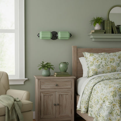 Eloise Glass Wall Sconce - Vintage Milk Glass Vanity Sconce