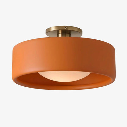Cerova Porcelain Flushmount – Modern Minimalist Design – Perfect for Living & Dining Areas