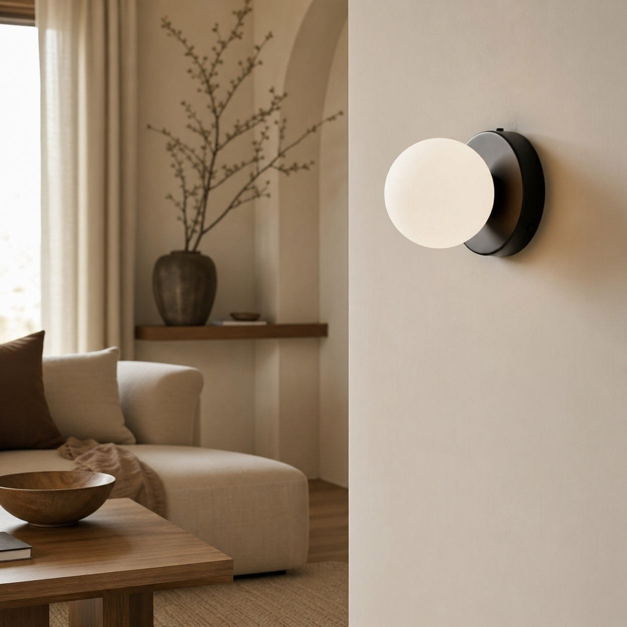 Nuevola Soft Sculptural Wall Light – Minimal Decorative Wall Lamp for Modern Indoor Spaces