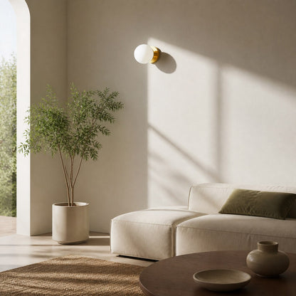 Nebulon Artistic Ceramic Wall Light with Soft Glow - Perfect for Living Rooms and Hallways