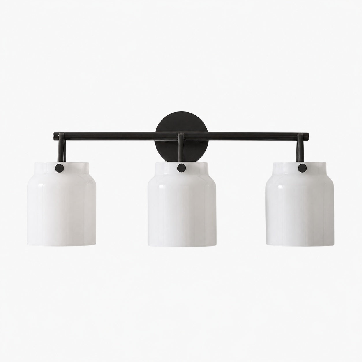 Moderne 3-flammige Wandleuchte Hanton – Badezimmerleuchte aus Metall