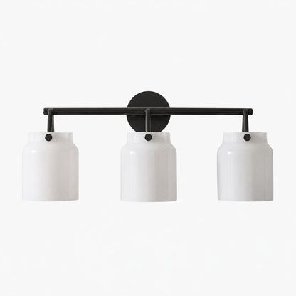 Moderne 3-flammige Wandleuchte Hanton – Badezimmerleuchte aus Metall