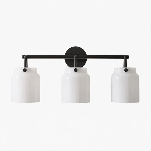 Moderne 3-flammige Wandleuchte Hanton – Badezimmerleuchte aus Metall
