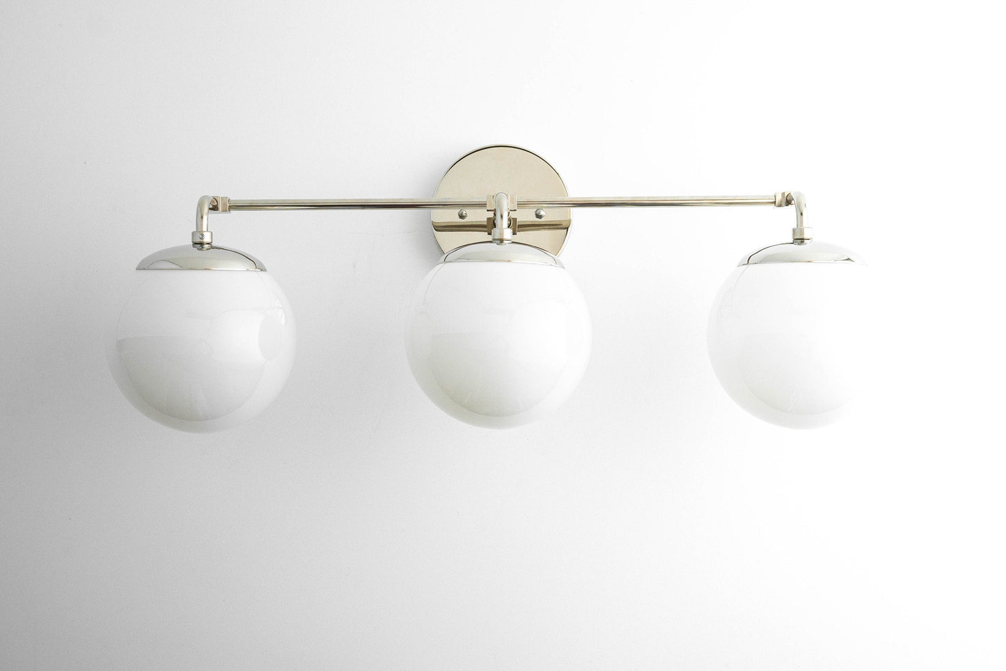 Glorica Glass Wall Sconce - Modern Vintage Vanity Light Fixture
