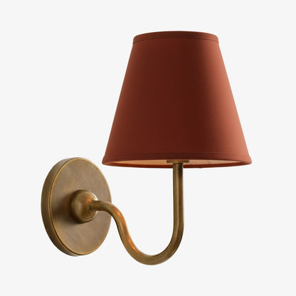 Luvora Decorative Pleated Shade Wall Lamp Vintage Modern Lighting for Corridor and Home Interiors