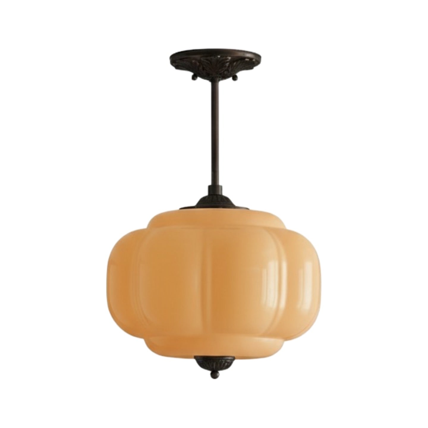 Eloise Pendant Light - Vintage Milk Glass Pendant Light