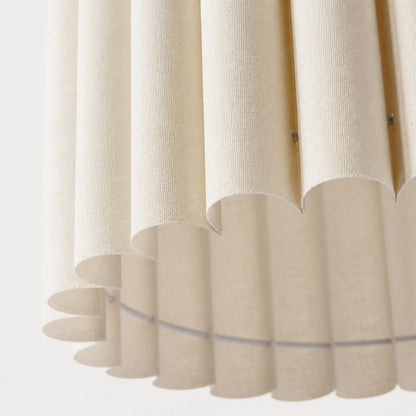 Velura Pendant Lamp - Beige Linen Shade for Dining and Living