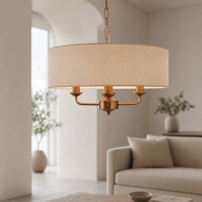 Tela Classic Multi-Light Design Pendant Light – Traditional Style Hanging Lamp for Dining Room