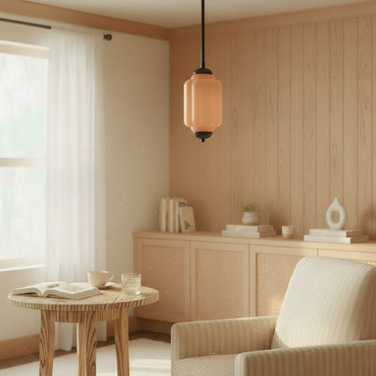 Eloise Petite Pendant Light - Vintage Milk Glass Lamp