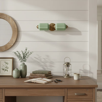 Eloise Glass Wall Sconce - Vintage Milk Glass Vanity Sconce