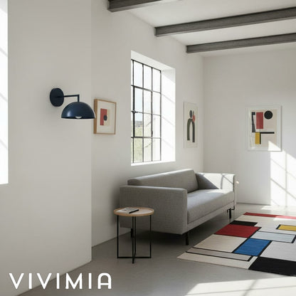 Metio Dome Minimalist Wall Sconce Modern Style for Bedroom & Hallway