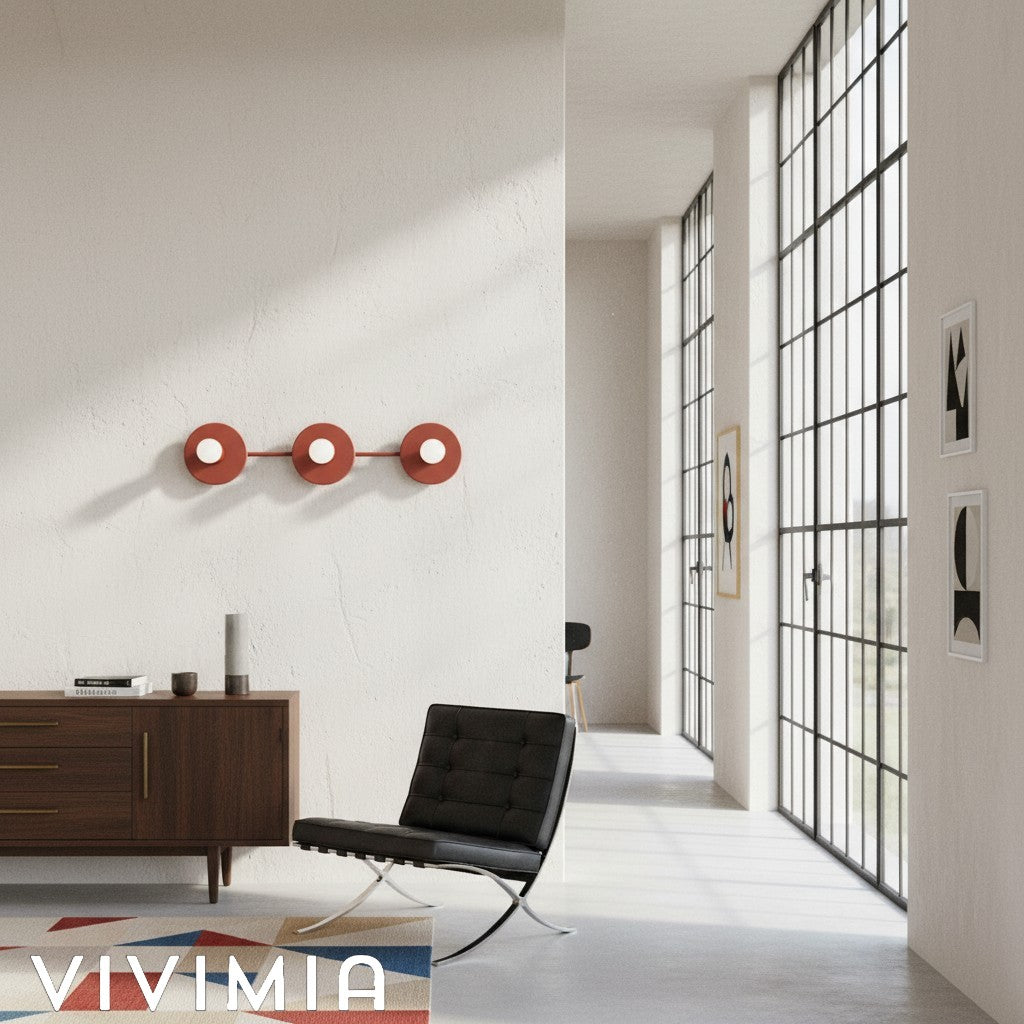 Radiro Globe Modern Spherical Glass Vanity Light – Minimalist 3-Light Fixture for Bathrooms