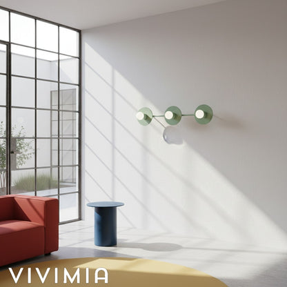 Radiro Globe Modern Spherical Glass Vanity Light – Minimalist 3-Light Fixture for Bathrooms