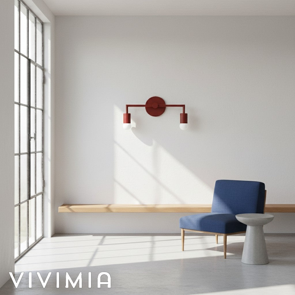 Mobilux Line Sleek Minimalist Wall Sconce – Modern Lighting for Bathrooms and Hallways