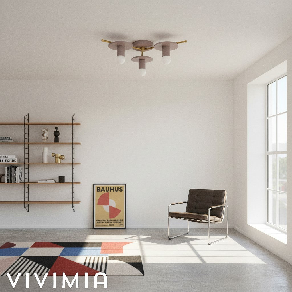 Radiro Colorful Geometric Globe Ceiling Light – Modern Minimalist Fixture for Living Rooms