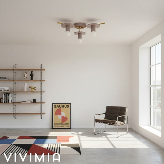 Radiro Colorful Geometric Globe Ceiling Light – Modern Minimalist Fixture for Living Rooms