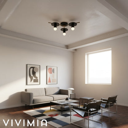 Radiro Colorful Geometric Globe Ceiling Light – Modern Minimalist Fixture for Living Rooms