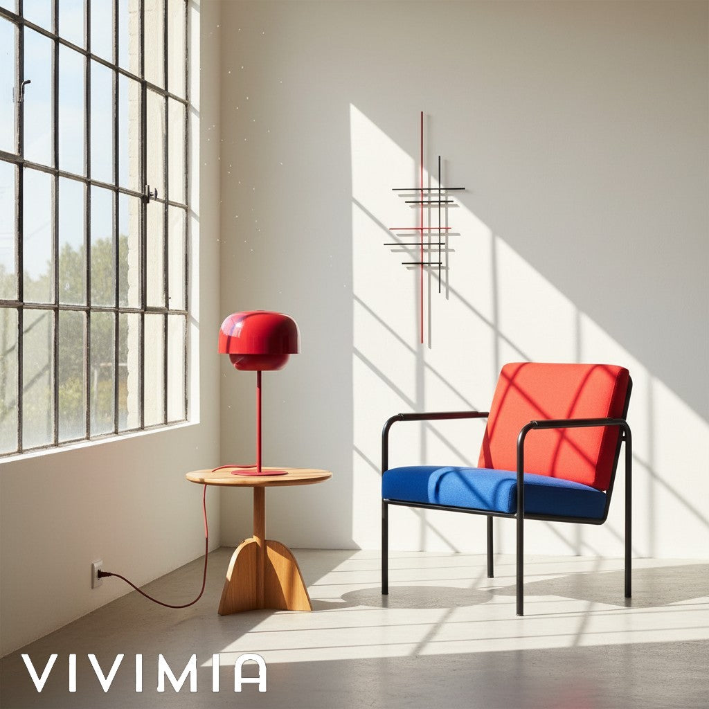 Clinco Colored Metal Table Lamp – Stylish Lighting for Bedrooms and Offices