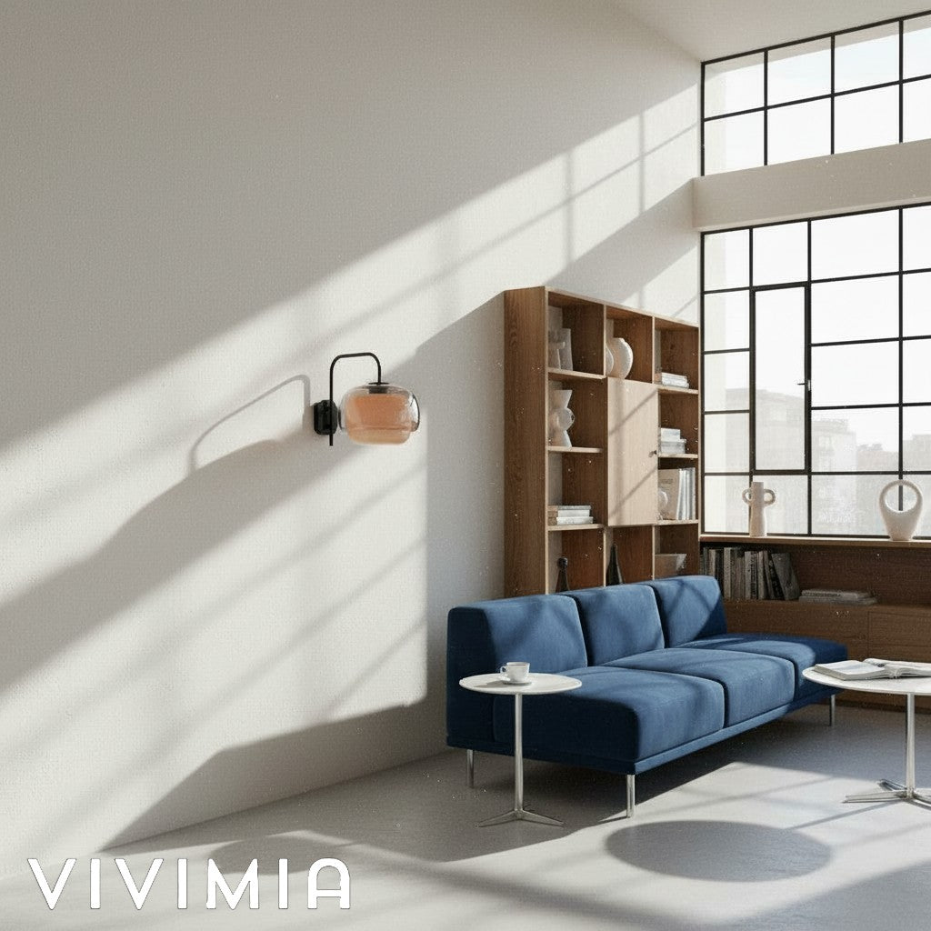 Clinco Mushroom-Inspired Designer Wall Light – Modern Artistic Wall Lamp – Bedroom or Lounge