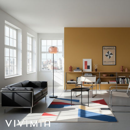 Clinco Double-Layered Glass Floor Lamp – Modern Retro Design – Perfect for Living Room or Bedroom