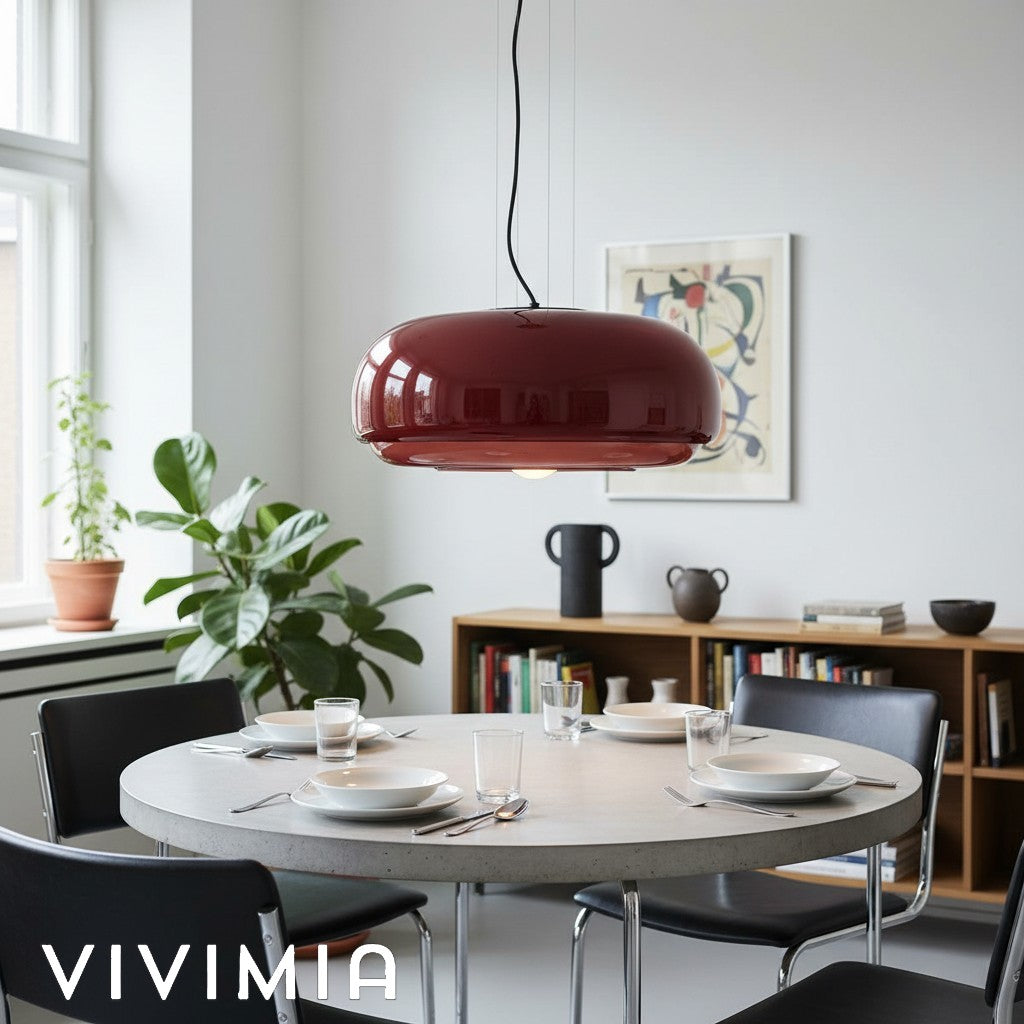 Clinco Doppellagige Pendelleuchte – Modernes Retro-Design – Ideal für Küche oder Esszimmer