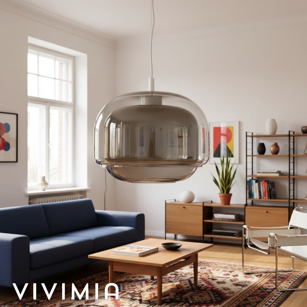 Clinco Doppellagige Pendelleuchte – Modernes Retro-Design – Ideal für Küche oder Esszimmer