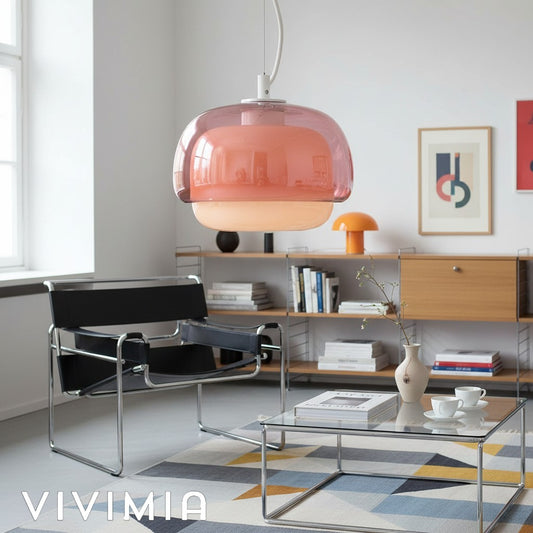 Clinco Double-Layered Glass Pendant – Modern Retro Style – Ideal for Kitchen or Dining Room