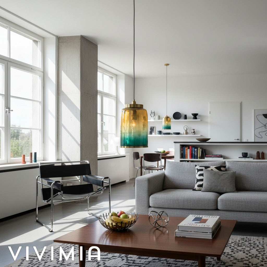 Helvo Schlanke Metall-Pendelleuchte Minimalistisches Design für Schlafzimmer & Flur