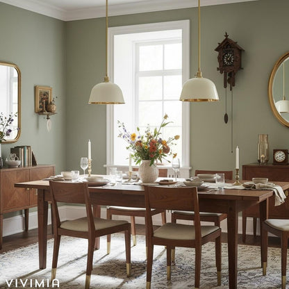 Forvara Metal Pole Pendant Light – Bell Shade for Kitchen Islands