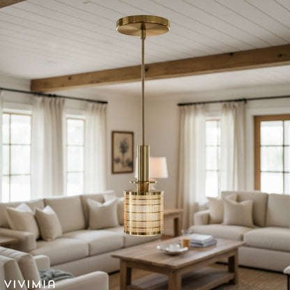 Galvia Adjustable Metal Pendant - Modern Lighting for Dining Areas