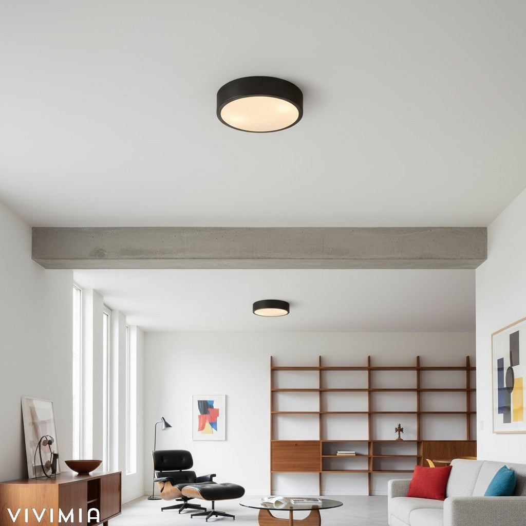 Crelina Minimalist Flush Mount Lighting for Bedrooms & Hallways