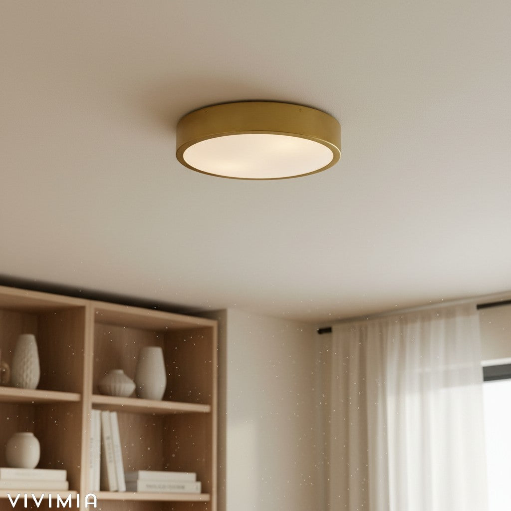 Crelina Minimalist Flush Mount Lighting for Bedrooms & Hallways