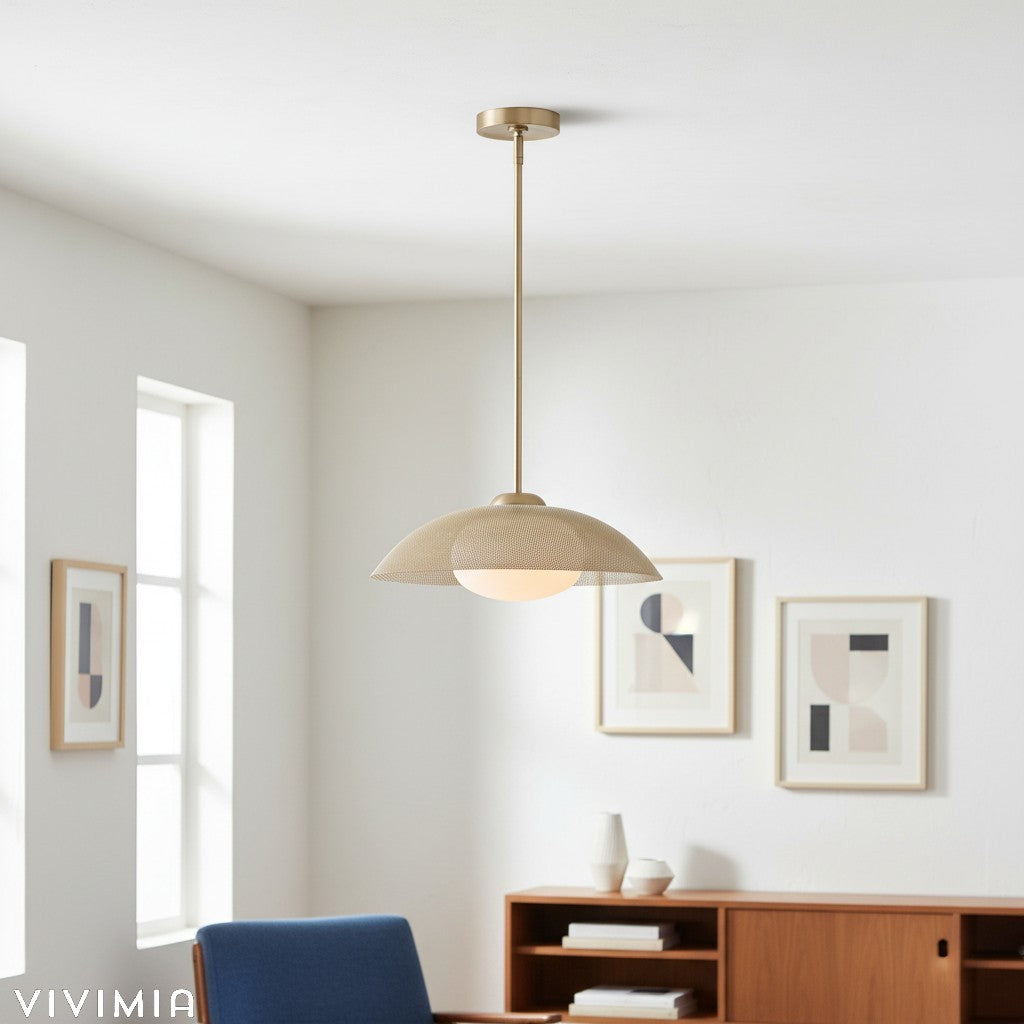 Elorina Modern Disc Design Pendant Light for Dining and Living Spaces