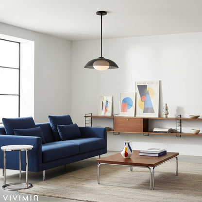 Elorina Modern Disc Design Pendant Light for Dining and Living Spaces