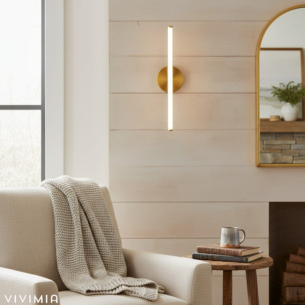 Light Rods Moderne Wandleuchte – Zeitgenössische LED-Lampe für Badezimmer, Flur oder Schlafzimmer