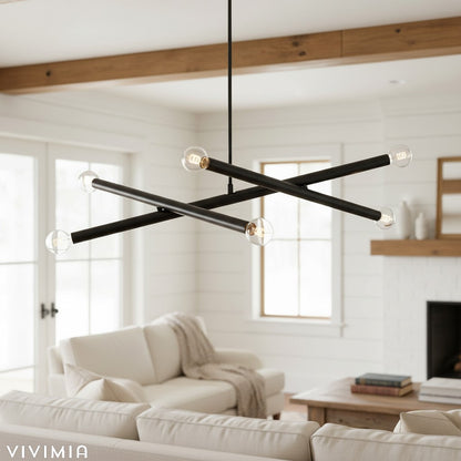 Borvia Adjustable Chandelier – Modern Trace Light with Flexible Arms for Bedroom or Staircase