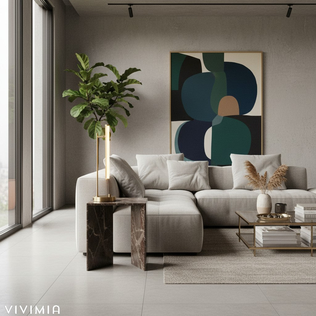 Voro Modern LED USB Table Lamp – Sleek Metal Desk or Bedside Lighting