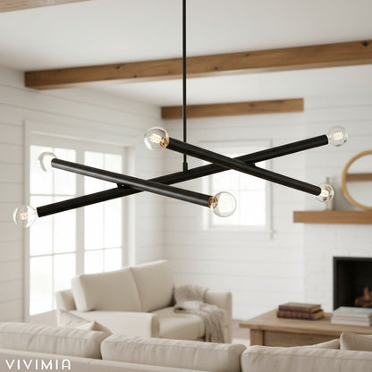 Borvia Adjustable Chandelier – Modern Trace Light with Flexible Arms for Bedroom or Staircase