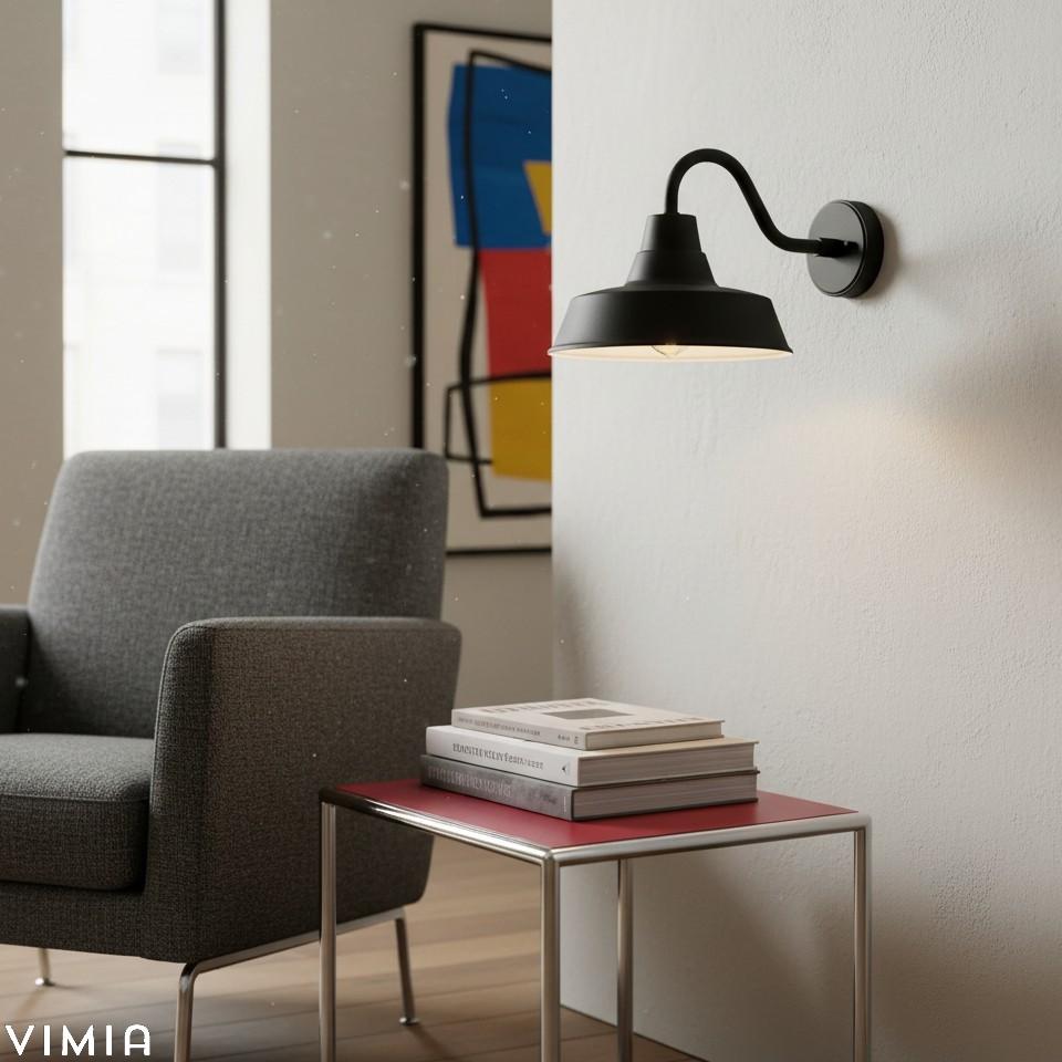 Korvi Aluminum Outdoor Wall Light – Modern Dimmable Sconce for Porch, Patio, or Hallway