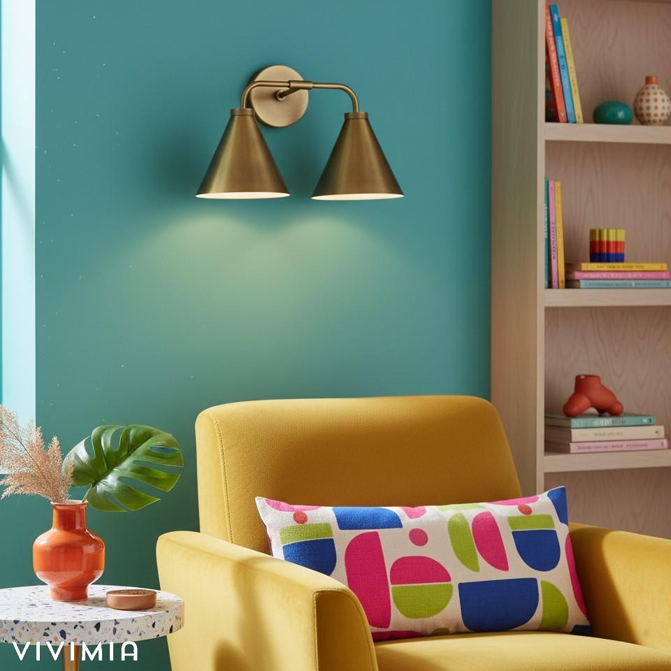 Korvi Tapered Wall Sconce – Industrial Modern Fixture for Bathroom, Hallway, or Covered Outdoor Use