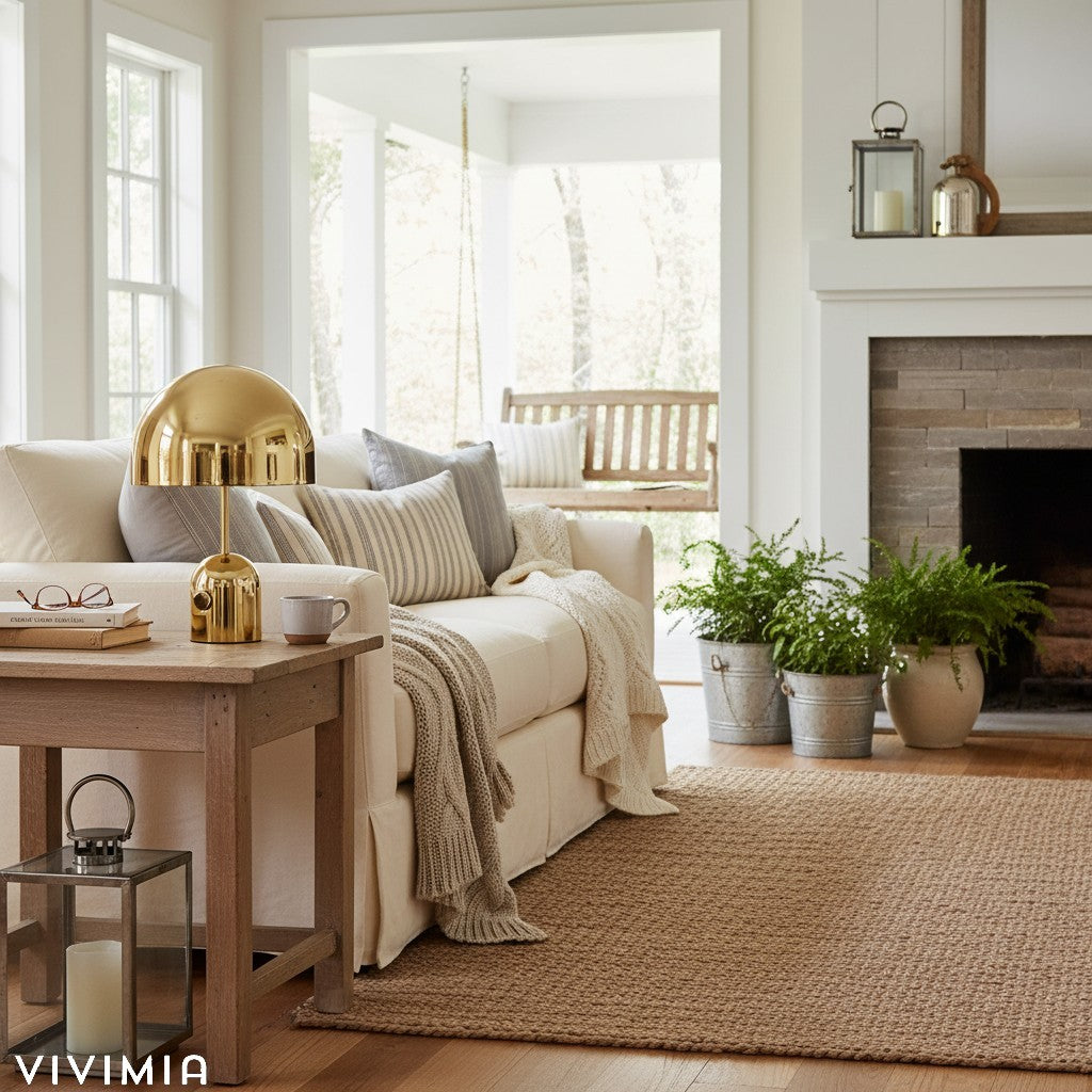 Bell Domed Table Lamp – Modern Minimalist Light for Bedroom & Reading Nooks