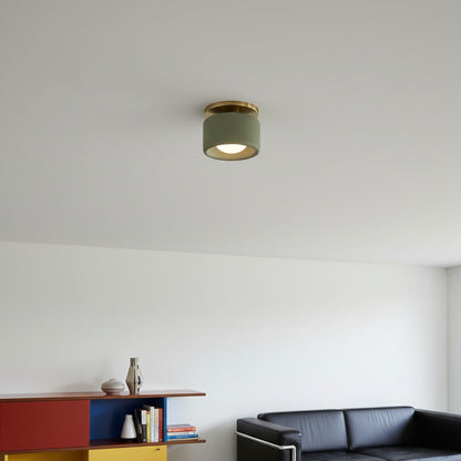 Cerova Porcelain Flushmount – Modern Minimalist Design – Perfect for Living & Dining Areas