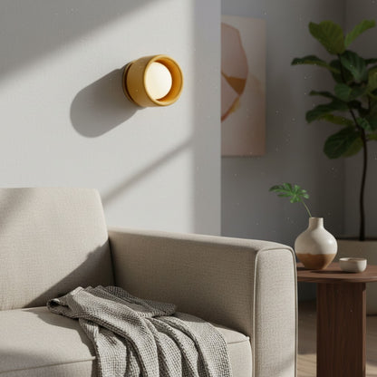 Cerova Modern Ivory Porcelain Sconce – Soft Organic Wall Light